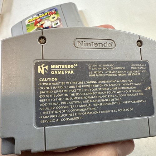 Mario Kart Mario Party 1 & 2 Nintendo 64 N64 Authentic Cartridges Tested Working - Picture 10 of 13