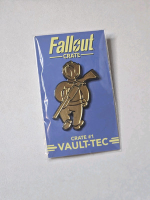Bethesda Fallout Loot Crate Exclusive Lone Wanderer Perk Pin *Gold Variant* Rare