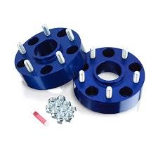 Spidertrax For Jeep 5 On 5 X 1-34 In Blue Wheel Spacers Pair Whs021