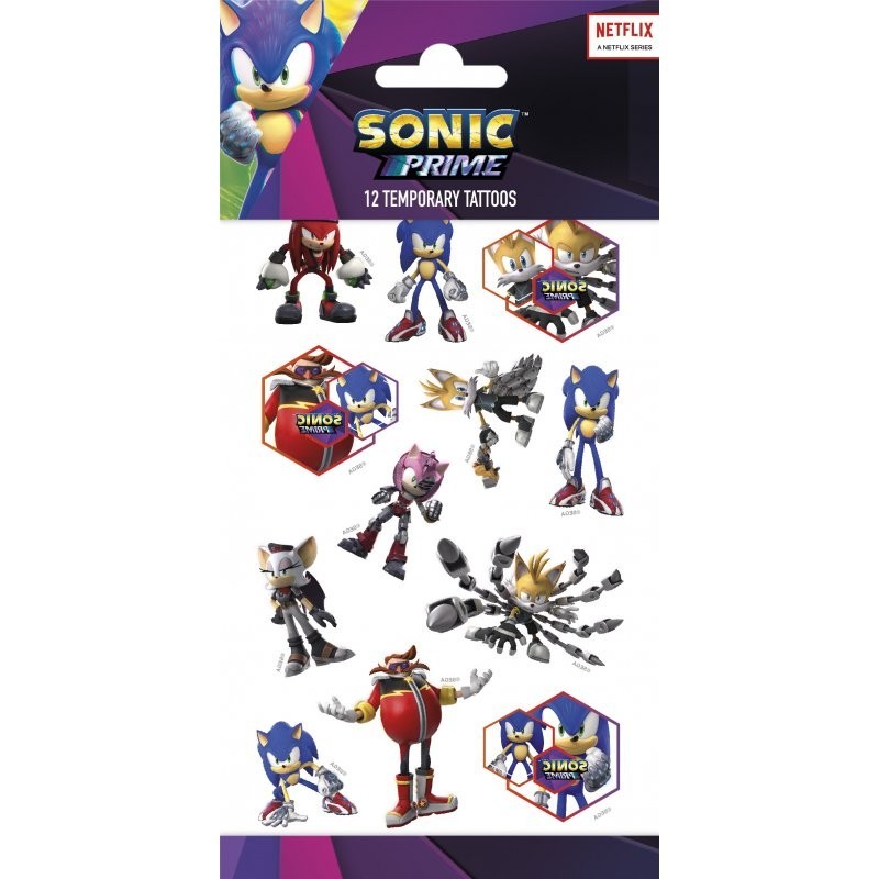 Tatuaggi Sonic in blister