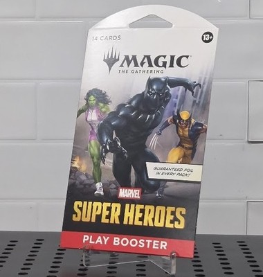 Magic The Gathering Marvel Super Heroes Play Booster Back  
