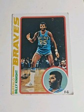1978 '79 Topps Basketball Card Buffalo Braves Billy Knight #72 NBA No Creases Vg