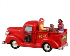 Lemax Jolly Joyride Truck Holiday Village Accessory-Train Accent