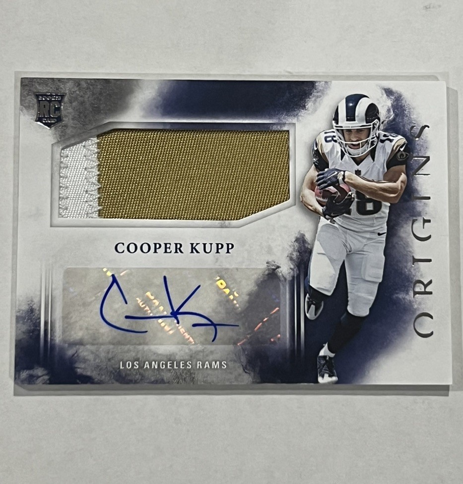 Cooper Kupp Panini Origins #132 Patch Autograph