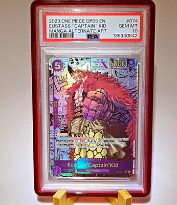 2023 ENGLISH ONE PIECE MANGA ALTERNATE ART OP05-074 EUSTASS