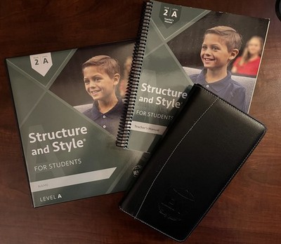IEW Structure & Style Level 2A Teacher Manual, Binder with Tabs, and 24 DVD Set