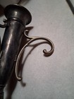  Vintage Silver Plate Vase. Fancy Pedestal Vase with Three Removeable Curling  — photo 4