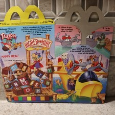 Disney  Mcdonalds Tale Spin Happy Meal Boxes Lot of 2