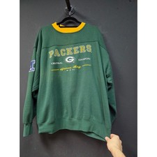 Vintage 1990s Green Bay Packers Crewneck Size Large