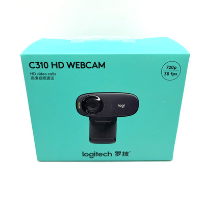 Logitech C310 720P/30FPS HD Webcam - Black SEALED NEW