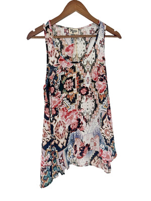 Show Me Your Mumu Cara-Van Swing Tank Top S Boho Racer Back Orig $97 NWT beach