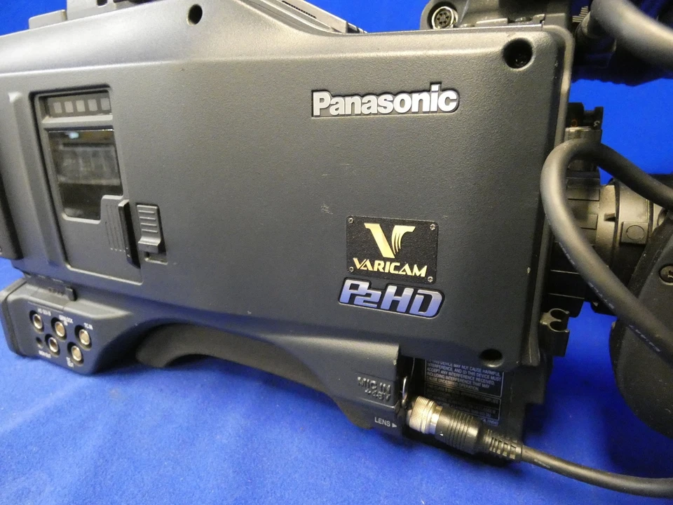 Panasonic AJ-HPX2700 P2HD Varicam Camcorder w/Canon YJ18x9B4 SD Lens, Viewfinder - Image 2 of 4