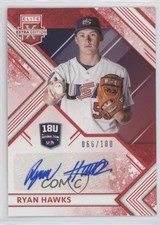 2018 Elite Extra Edition 18U National Team Signatures Red Ryan Hawks Auto a3i