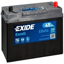 EXIDE EB456 Excell Batterie de Démarrage 12V 45Ah 330A EN pour TOYOTA iQ (J1)