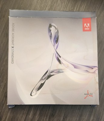 Adobe Acrobat X 10 Standard Windows PC 