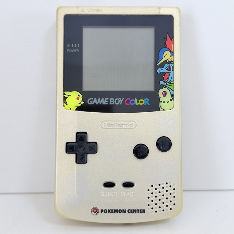 Nintendo Game Boy Color Console Pokemon Center Limited Gold Silver Ver CGB-001