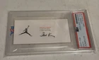 PHIL KNIGHT PSA DNA Autograph Signed Business Card MICHAEL JORDAN IMAGE