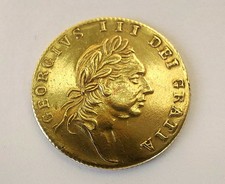 1797 GEORGE III SPADE 1/2 GUINEA BRASS TOKEN IN NEW VERY FINE REPRO CONDITION