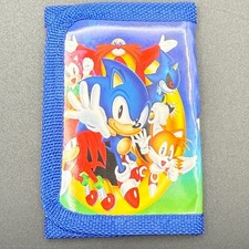 Sonic The Hedgehog Wallet Blue Foldable Nylon...