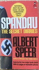 Spandau: The Secret Diaries, Albert Speer, English translation, 1977, PB, VG