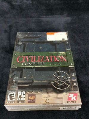 Sid Meier's Civilization III Complete PC CD-ROM Factory Sealed Classic Big Box
