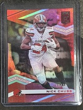 2020 Donruss Elite #25 Nick Chubb Aspirations #/76