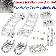 For Harley CNC Floorboards Footpegs Brake Pedal Shifter Pegs Touring Road Glide