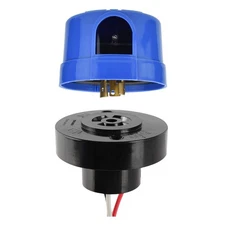 Photocell Sensor with Base, Auto On Off Photo Control & IP65 Photoelectric Se...