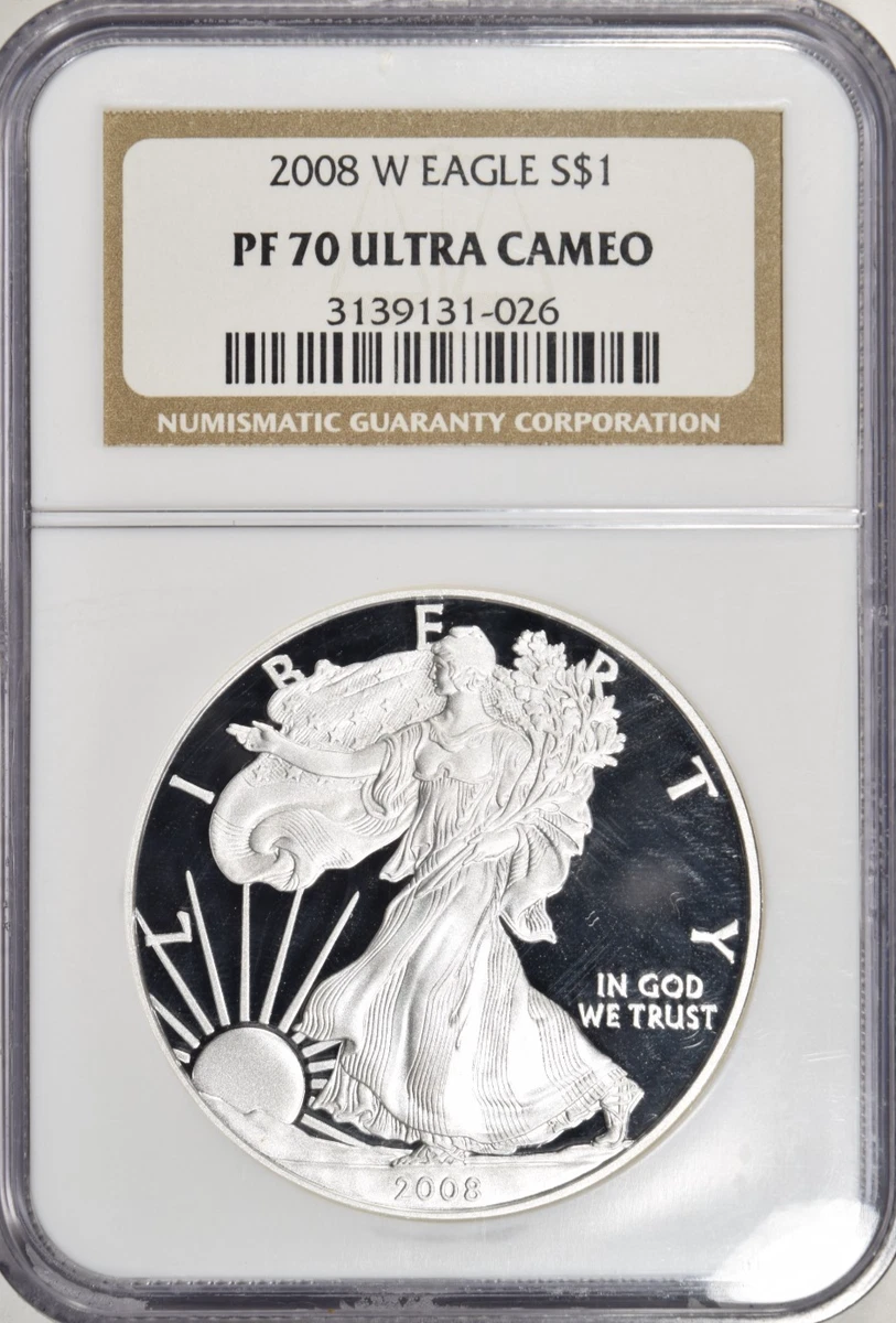 American Eagle PR 70 Graded 2008 Silver Bullion Coins for sale | eBay