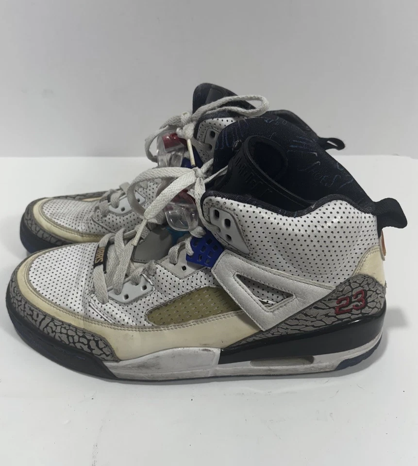 Nike Air Jordan мужские размер 10,5 Spizike белый 2010 виноград 315371 102 Spike Lee - Изображение 2 из 4