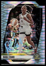 2024 Panini Prizm WNBA #72 Dana Evans Pulsar Prizms #/499 IP Signed Autograph