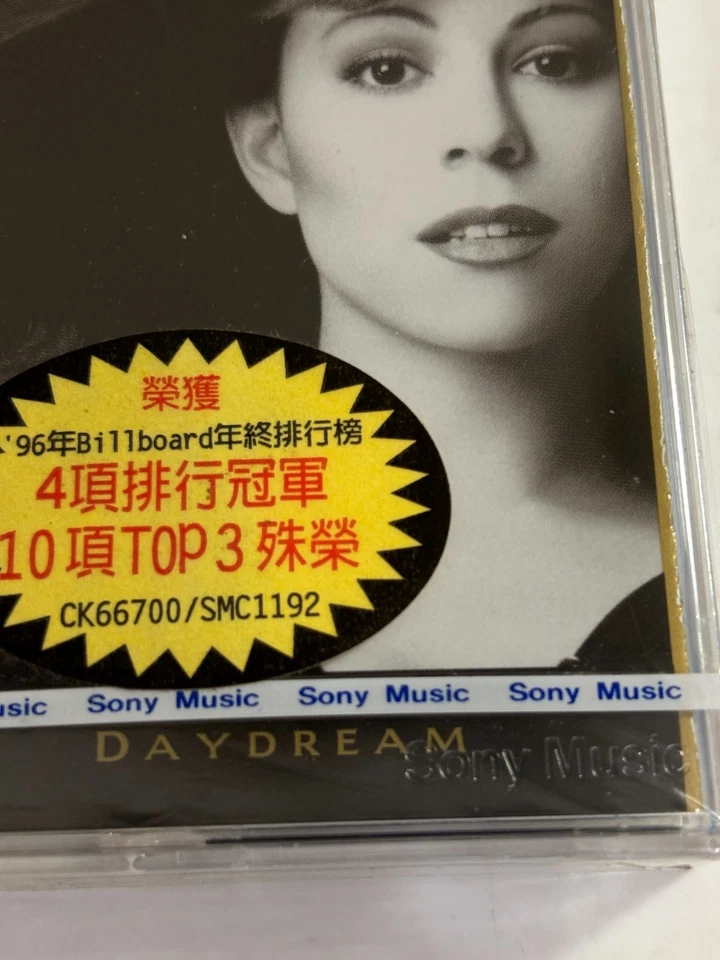 Mariah Carey Daydream 1995 Version Taiwan Only Promo Label SONY Cassette Sealed - Image 2 of 4