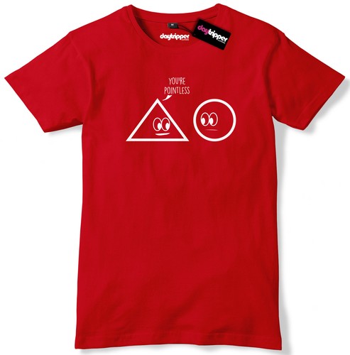 You're Pointless Funny Triangle Circle Mens Premium T-Shirt - Picture 5 of 7