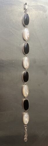 DTR Jay King sterling silver  Black & White Stone 