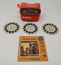 View-Master Cowboy Stars Autry Hopalong Cisco Kid 950 955 960 and Red Viewer