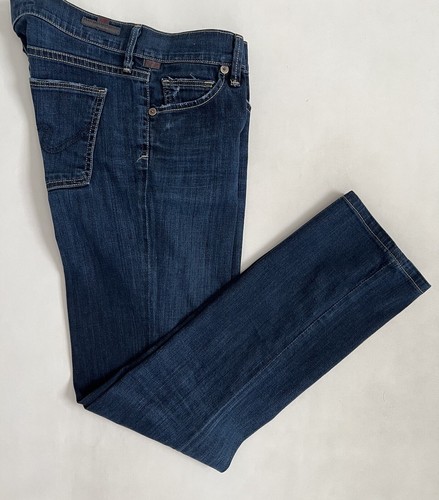Citizens of Humanity Ava Low Rise Straight Leg Womens 27 Stretch Dark Wash Jeans - Picture 22 of 24