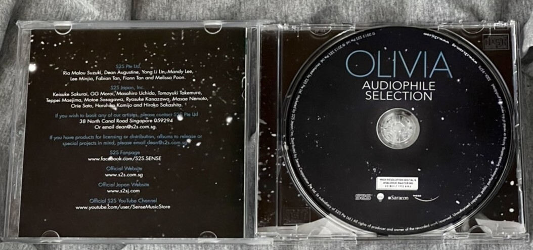 Olivia Ong - Audiophile Selection, CD Reissue, made in China