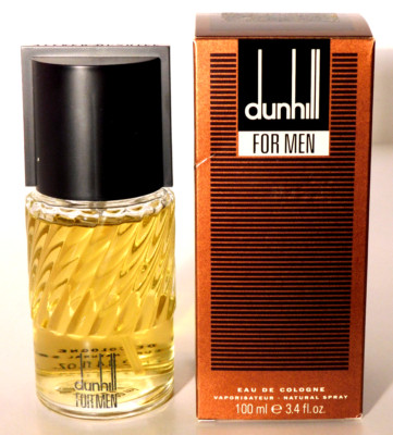 Vtg. Dunhill for Men by Scannon Eau de Cologne Spray 3.4 oz / 100 ml NOS