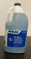 Ecolab Bar Dandy 6114050 Detergent for Bar Glasses and Utensils, 1Gal
