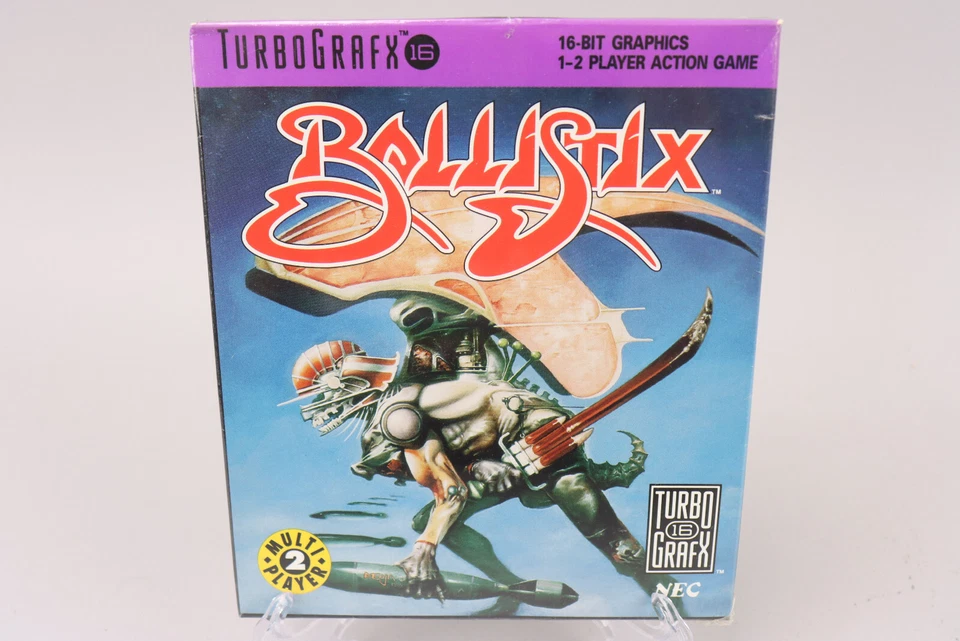 Ballistix NEC TurboGrafx-16 TG16 Psygnosis Reflections Roger Dean Sealed EX/NM! - Image 2 of 4