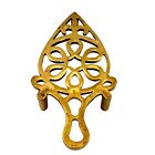 Vintage Brass Trivet Decorative Brass Hot Plate Stand Filigree Design