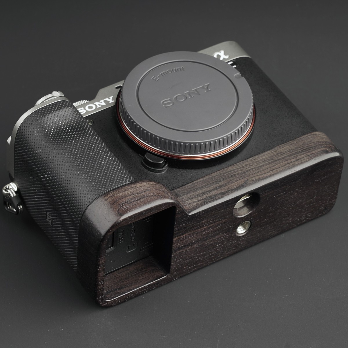 Wood Wooden Camera Grip For Sony A7C Light Weight 60g | eBay