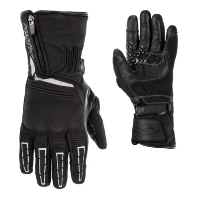 RST Storm 2 Textile CE Mens Waterproof Gloves Black 2682