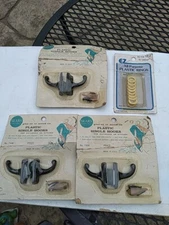 New/Old Stock - SEARS ROEBUCK & CO Plastic Single Hooks in Original Package x 3 