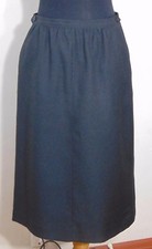 Haberdashery Is Personal Vintage Women's Black Knee Length A Line Skirt Size 14