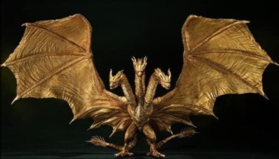KING GHIDORAH (2019) フィギュア　開封済み Premium BANDAI S.H.MonsterArts KING GHIDORAH (2019) Special Color