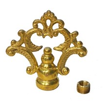 NEW UNFINISHED CAST BRASS  LAMP FINIAL TAP 1/...