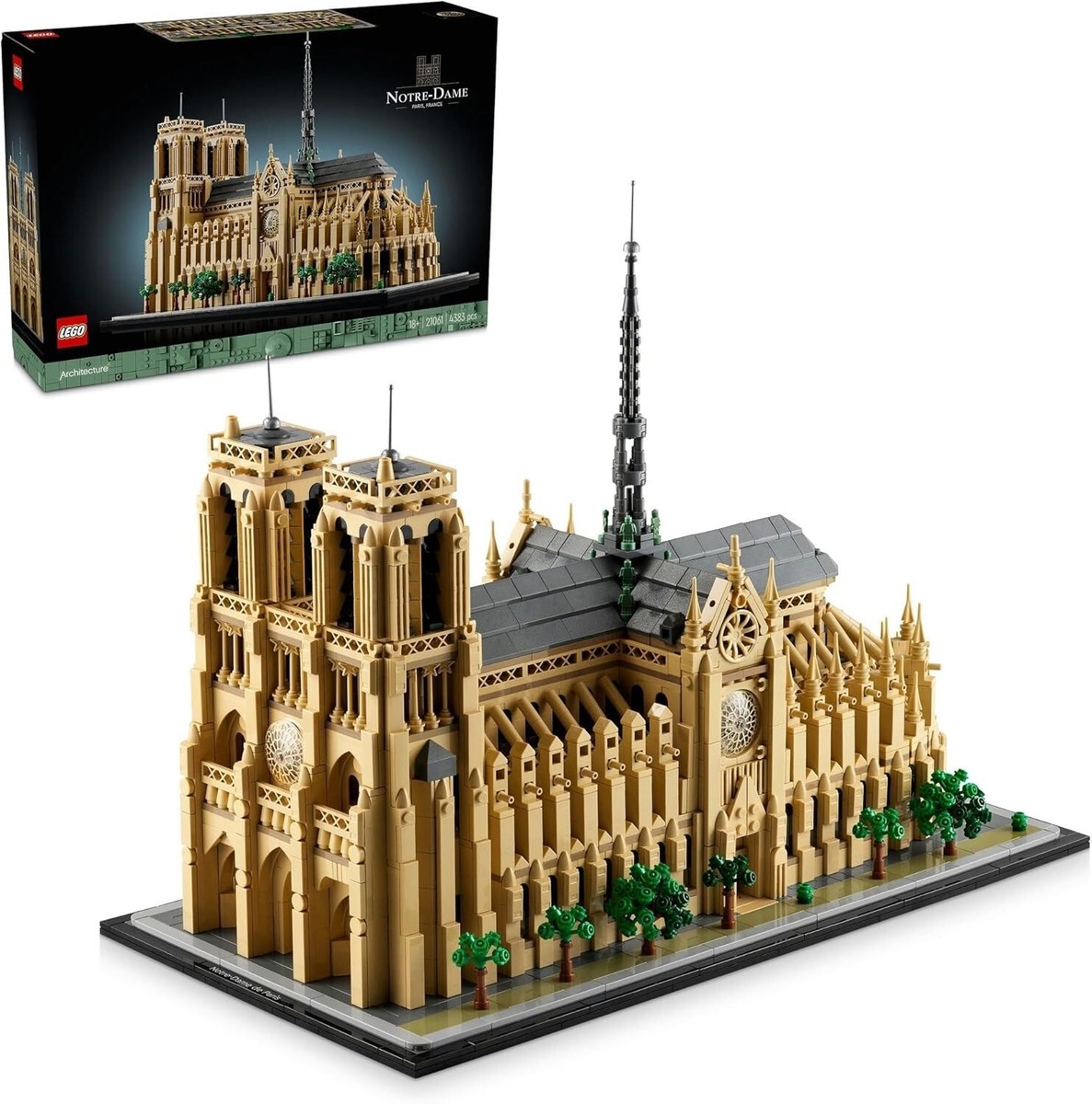 LEGO 21061 Architecture NOTRE-DAME PARIS FRANCE Block Building Toy