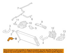 GM OEM 14-24 Camaro,Corvette,CT4 Cooling Intercooler-Hose Connector 23171715