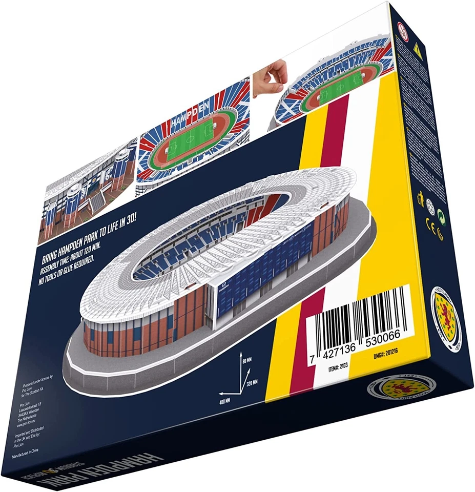 Hampden Park Scottish National Stadium 3D jigsaw puzzle - Image 3 of 3